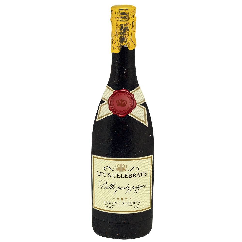 Legami Bottiglia Champagne Sparacoriandoli Maxi