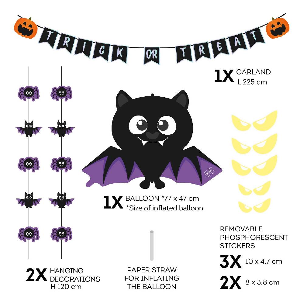 Legami Set Decorazione Porta Halloween - Trick Or Treat Consegna Veloce
