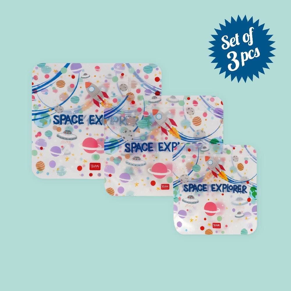 Legami Set di 3 Buste per Alimenti - Snack Bags Saldi