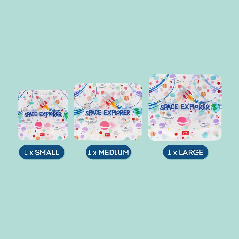 Legami Set di 3 Buste per Alimenti - Snack Bags Saldi