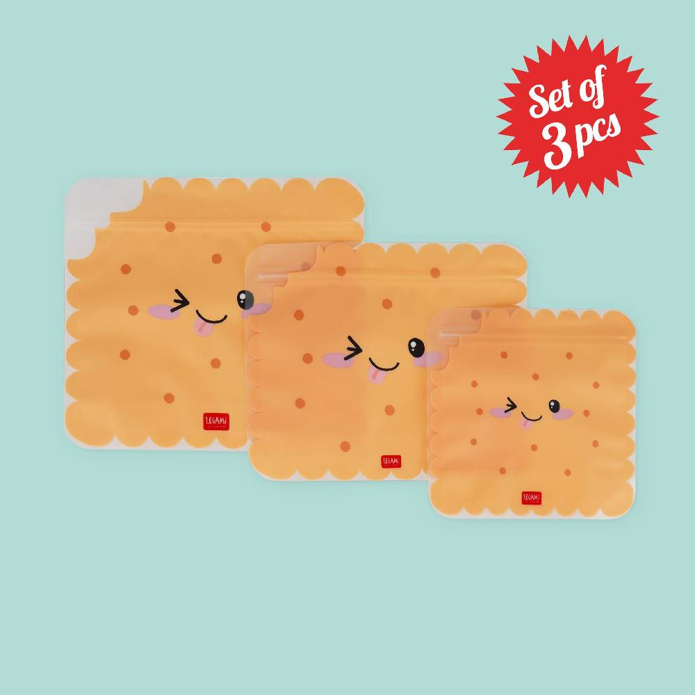 Legami Set di 3 Buste per Alimenti - Snack Bags Offerte