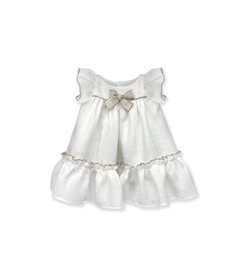 La Stupenderia WHITE LINEN DRESS Acquista Ora