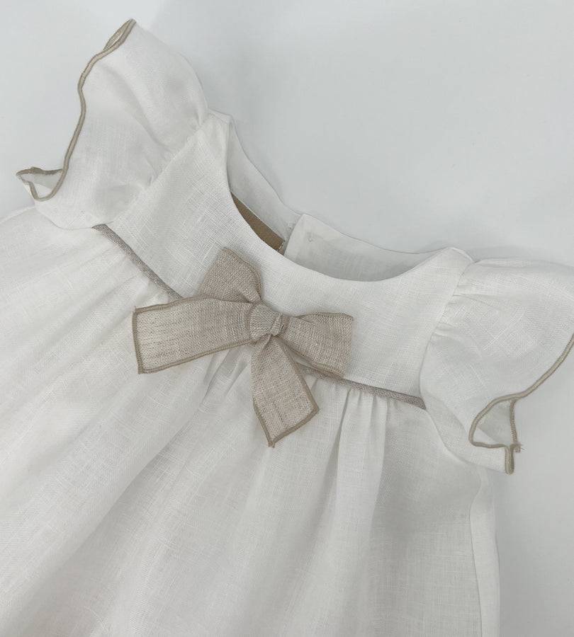 La Stupenderia WHITE LINEN DRESS Acquista Ora