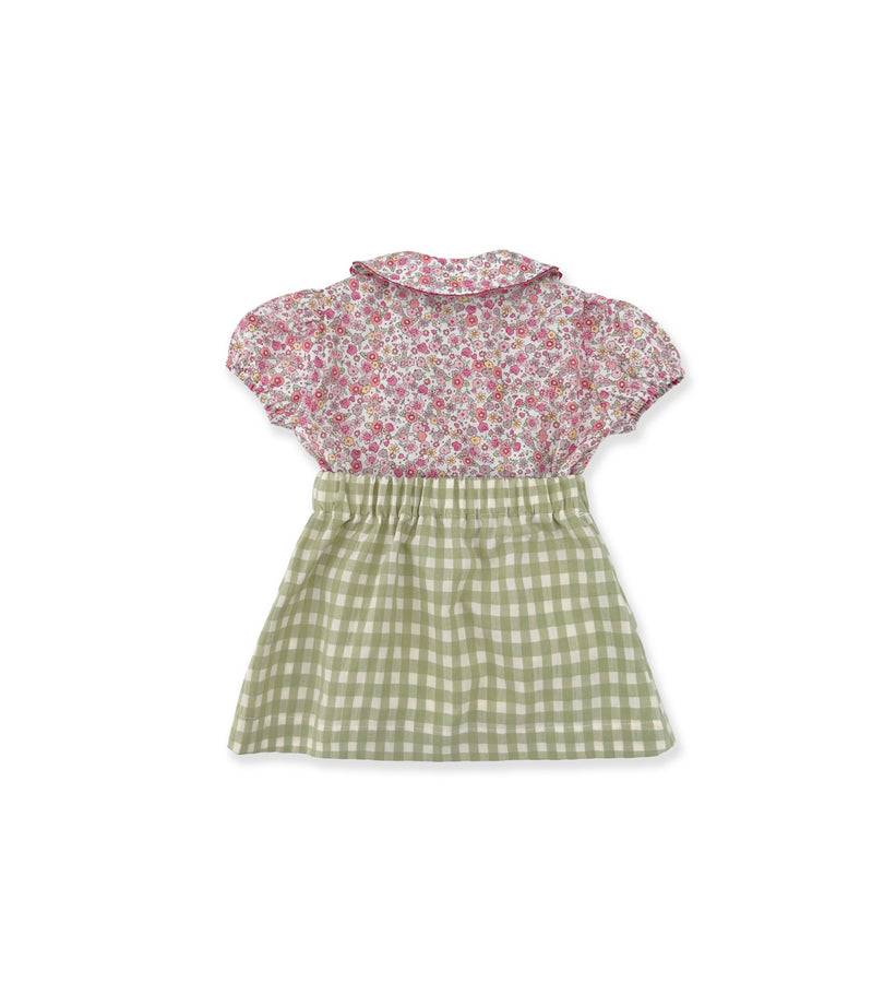 La Stupenderia COMPLETO A FIORI CON GONNELLINA Offerta speciale della fabbrica