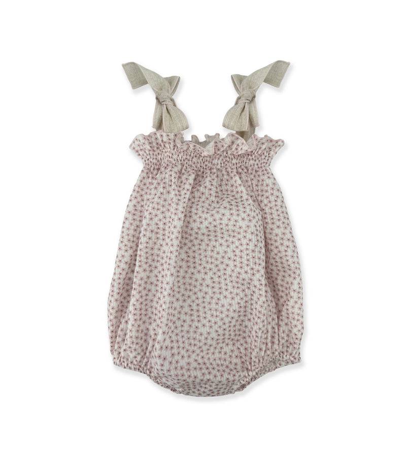 La Stupenderia PINK FLOWER ROMPER Sostegno trimestrale
