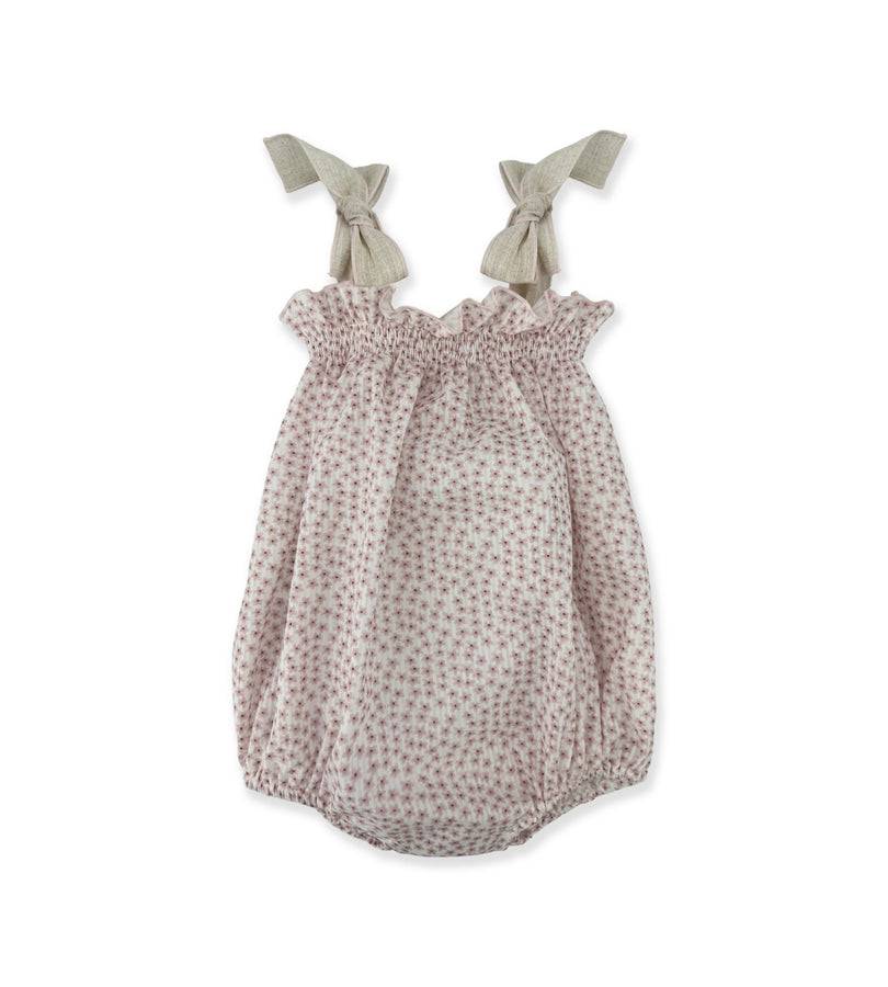 La Stupenderia PINK FLOWER ROMPER Sostegno trimestrale