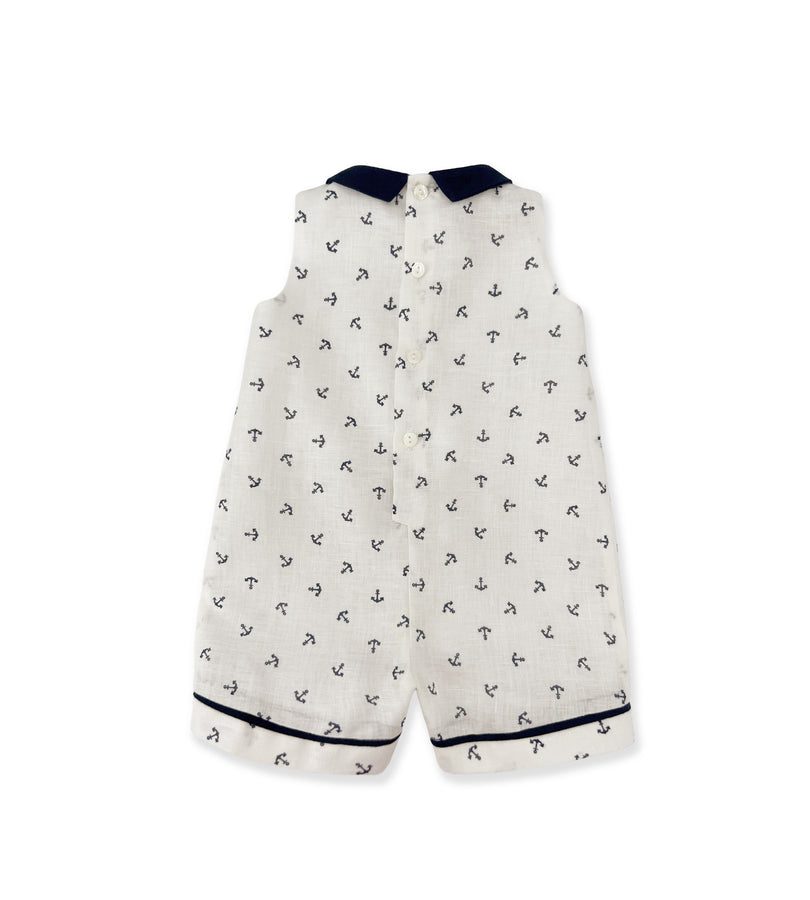 La Stupenderia ROMPER WITH ANCHORS In Saldo