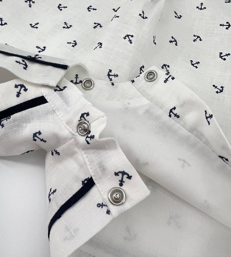 La Stupenderia ROMPER WITH ANCHORS In Saldo