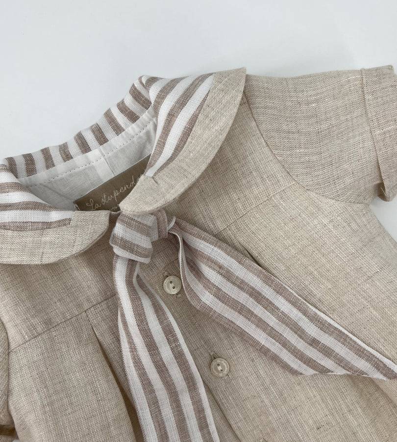 La Stupenderia PAGLIACCETO MARINARETTO BEIGE Limitato a 3 giorni