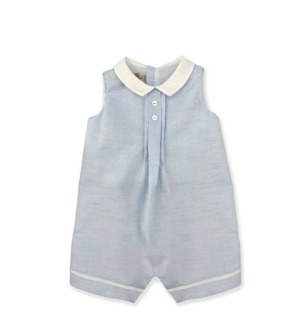 La Stupenderia BLUE LINEN ROMPER 2025