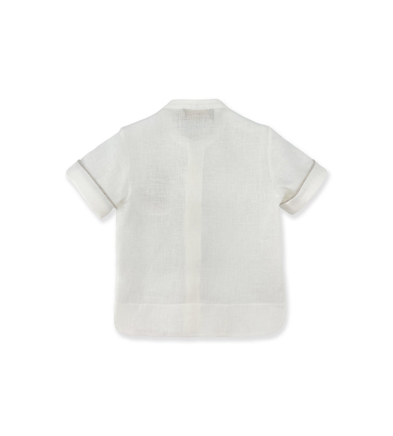 La Stupenderia CAMICIA LINO BIANCO Shopping Online