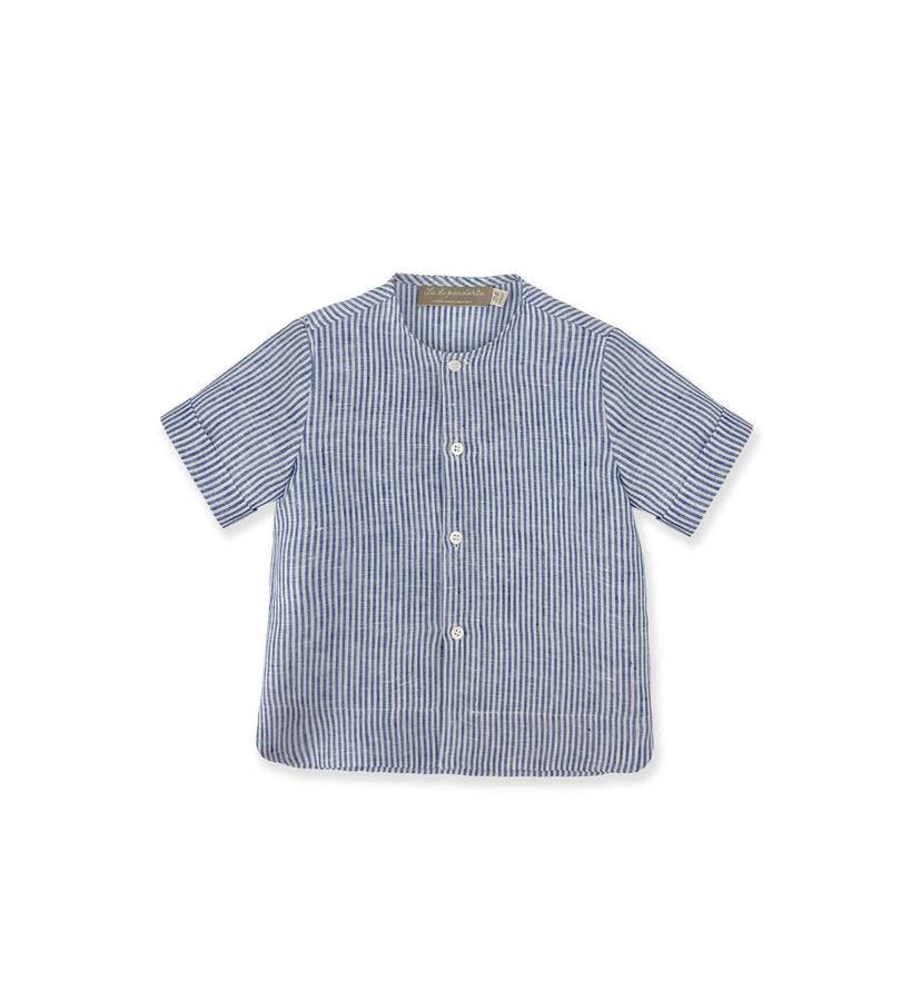 La Stupenderia CAMICIA RIGHE BLU Sottocosto
