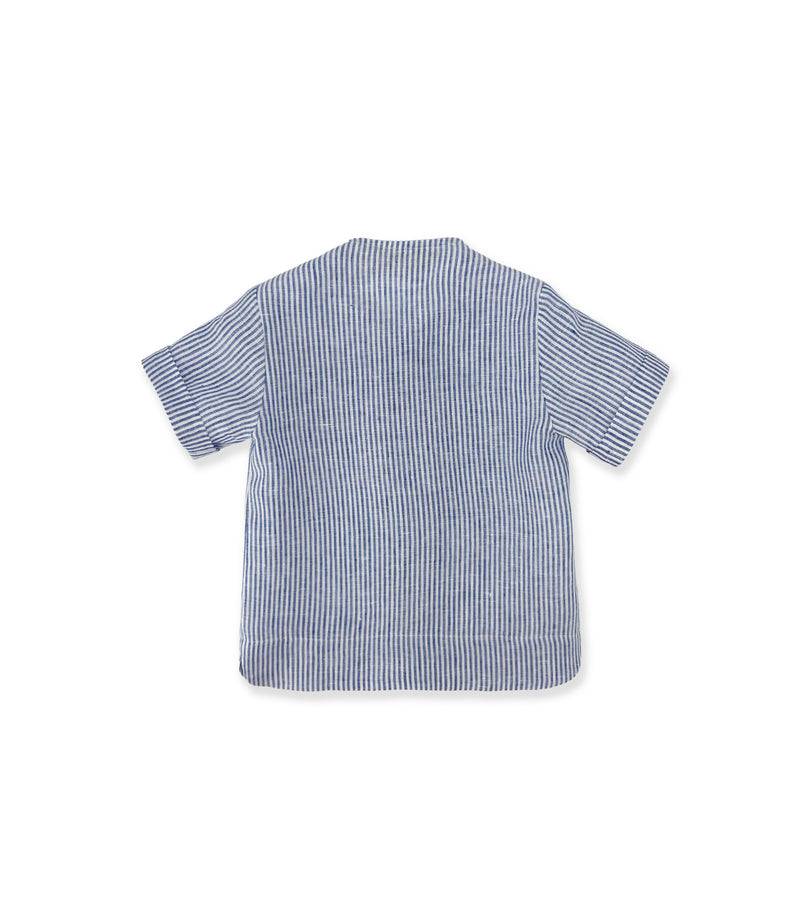 La Stupenderia CAMICIA RIGHE BLU Sottocosto