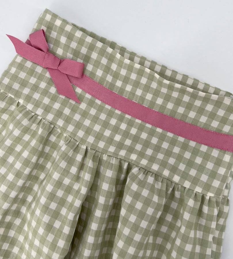 La Stupenderia PANTALONE VICHY VERDE Presa