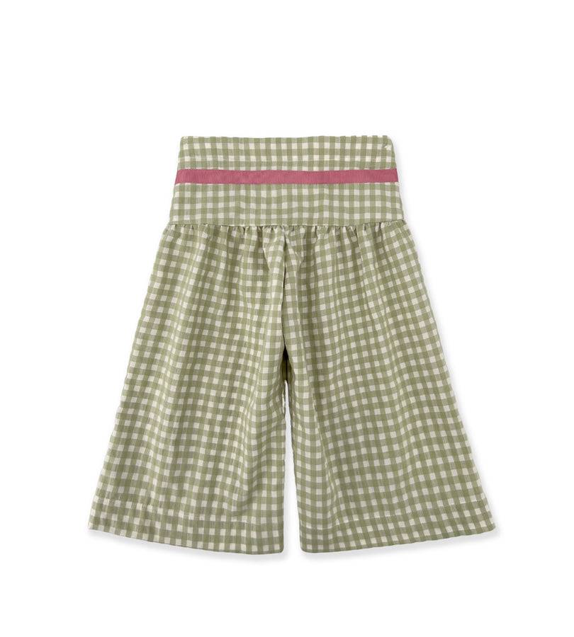 La Stupenderia PANTALONE VICHY VERDE Presa