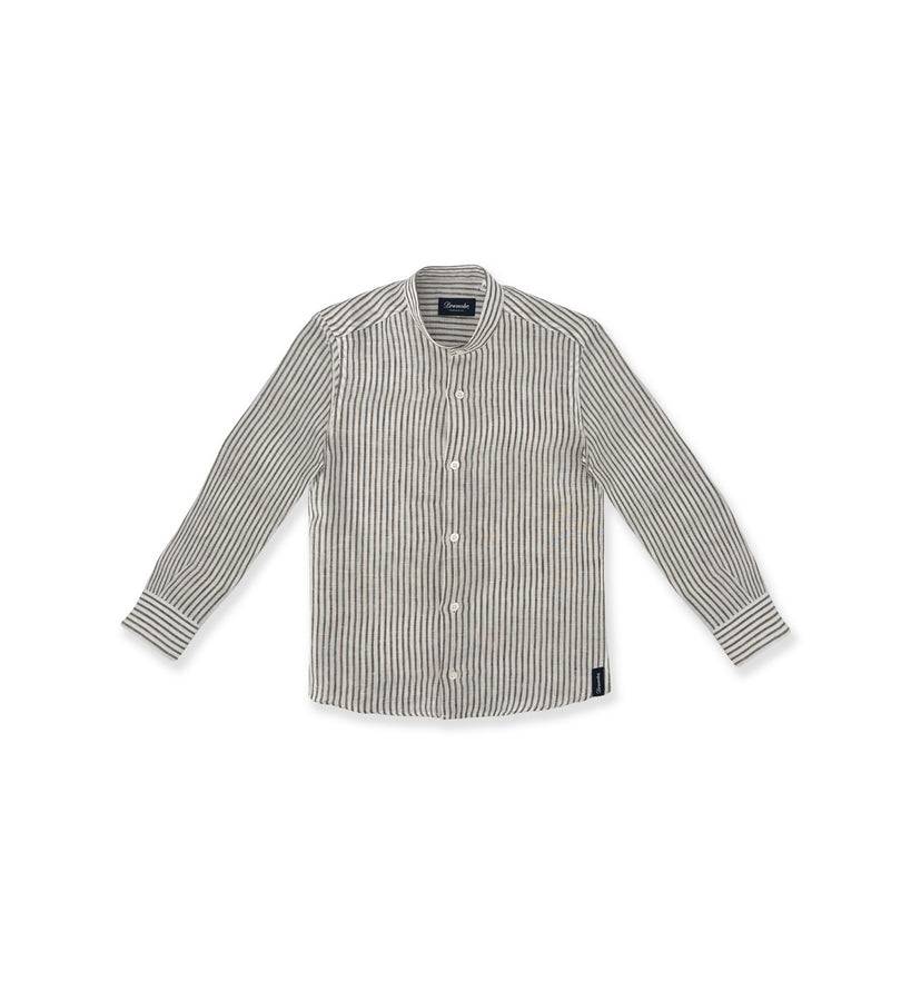 La Stupenderia CAMICIA RIGHE TABACCO In Vendita