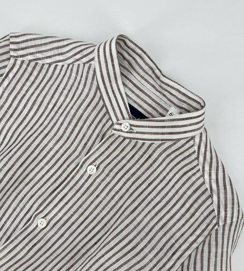 La Stupenderia CAMICIA RIGHE TABACCO In Vendita
