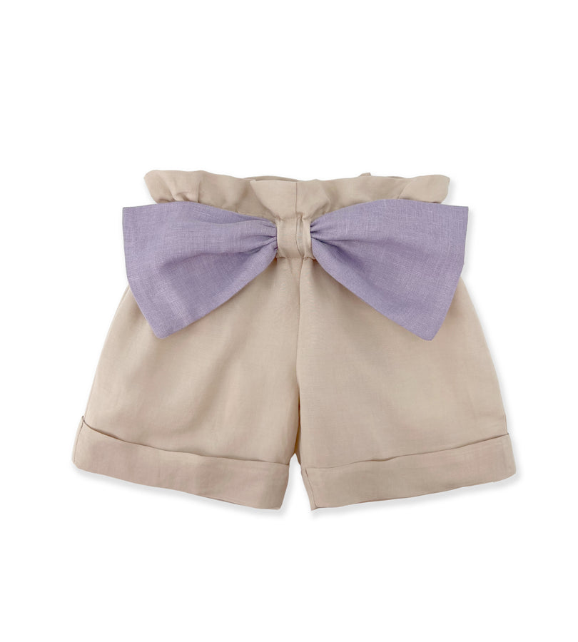 La Stupenderia LILLA AND BEIGE SHORTS Negozio