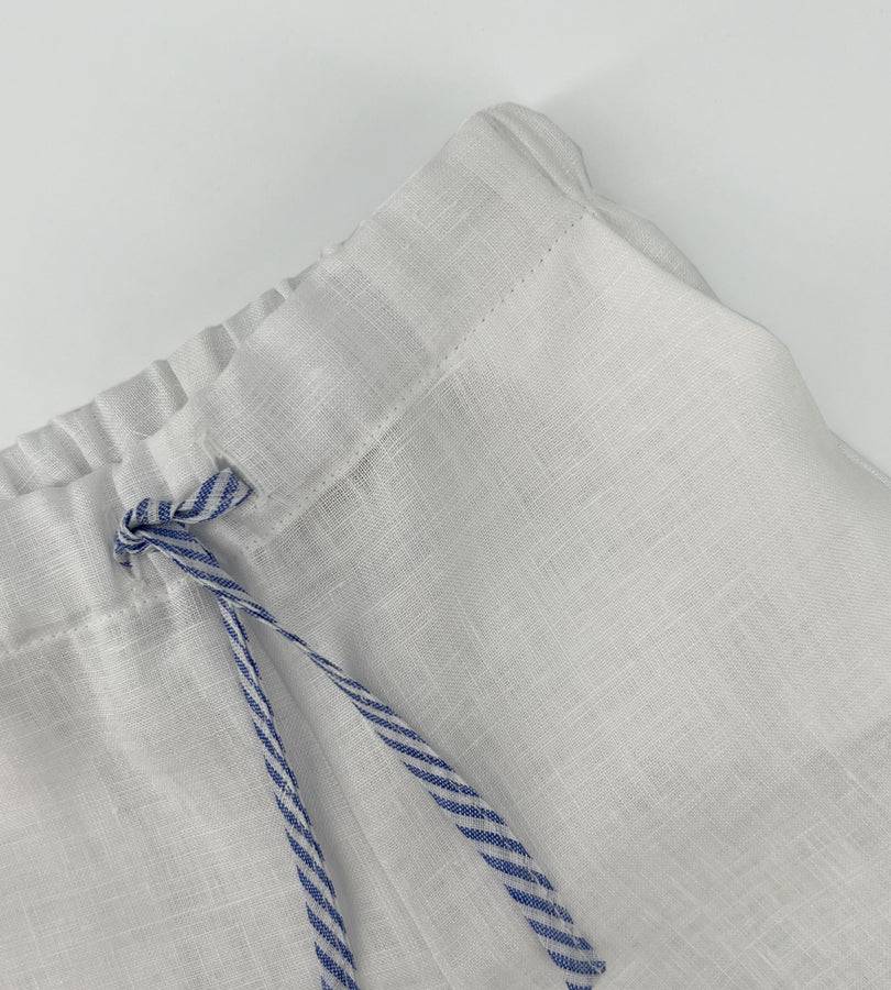 La Stupenderia PANTALONE LINO BIANCO Italia