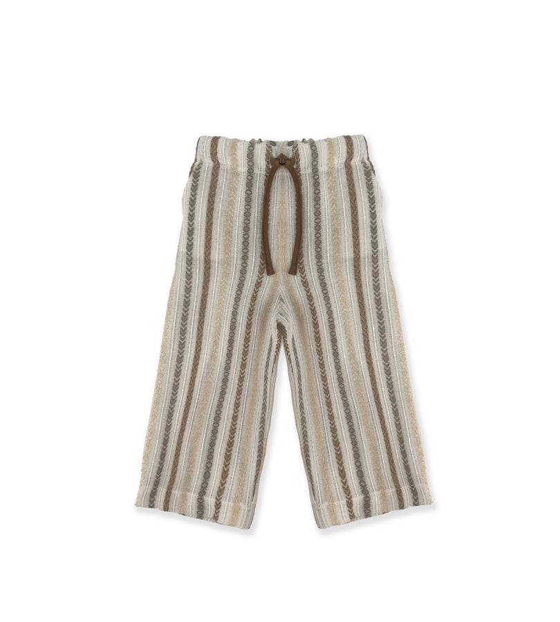 La Stupenderia PANTALONE A RIGHE BEIGE Fino Al -60%