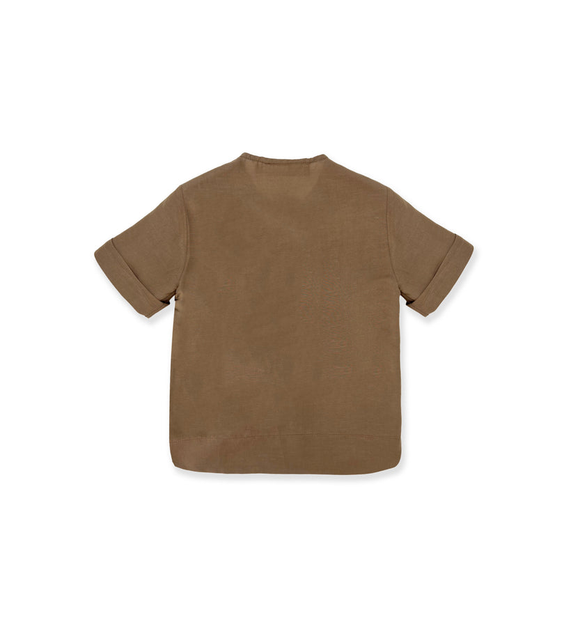 La Stupenderia CAMICIA LINO BISCOTTO Shopping Online