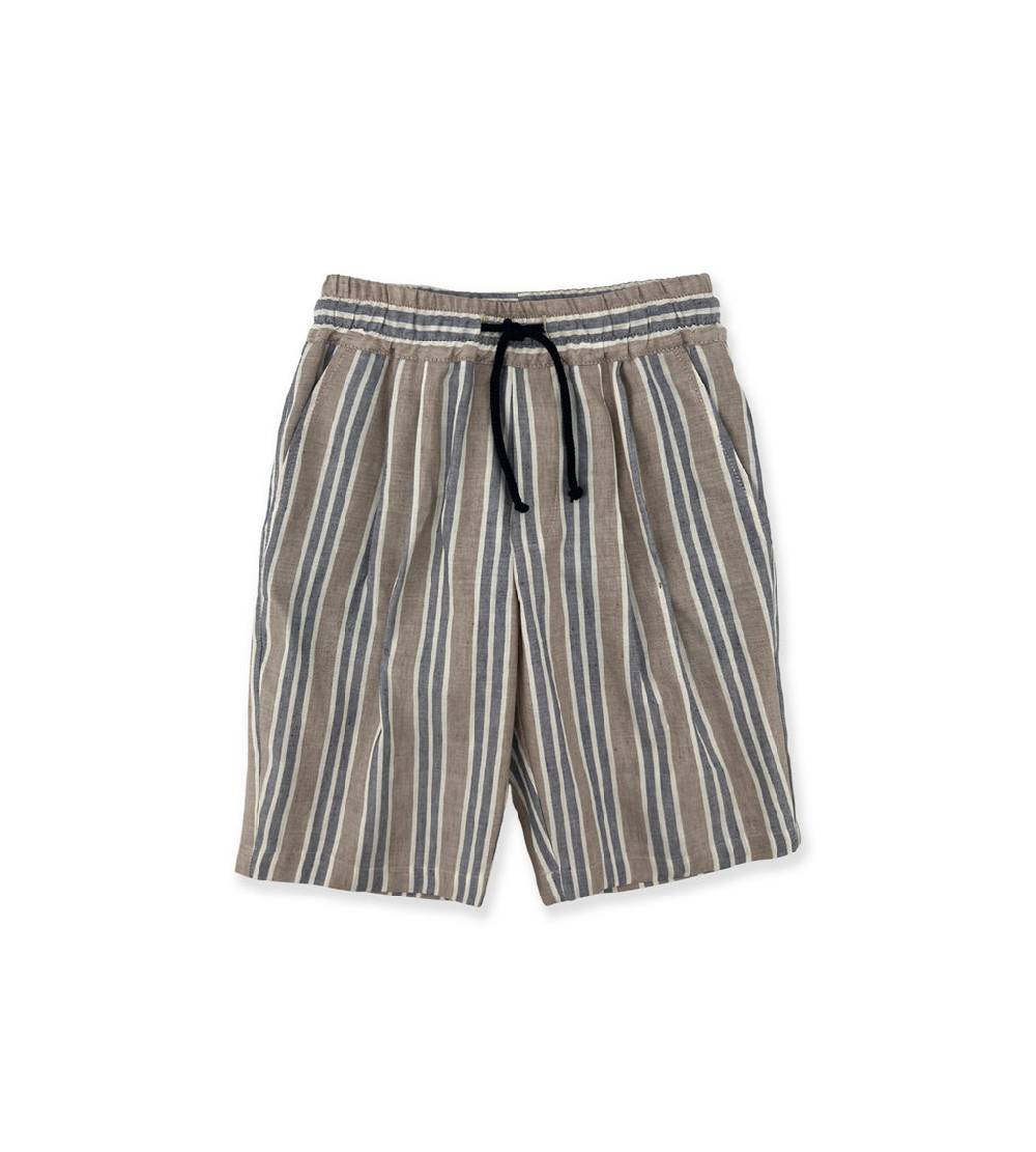 La Stupenderia BEIGE-BLUE STRIPED SHORTS Convenienza