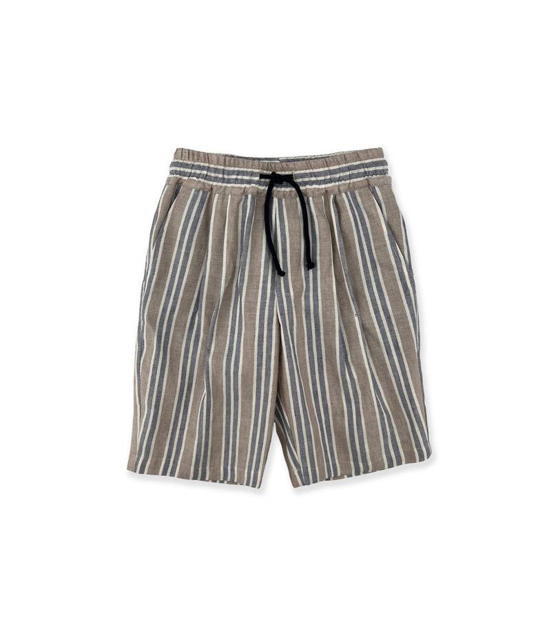 La Stupenderia BEIGE-BLUE STRIPED SHORTS Convenienza