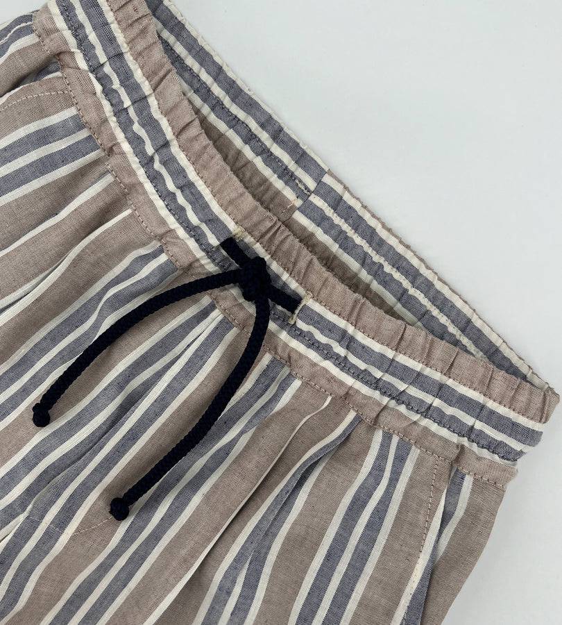 La Stupenderia BEIGE-BLUE STRIPED SHORTS Convenienza