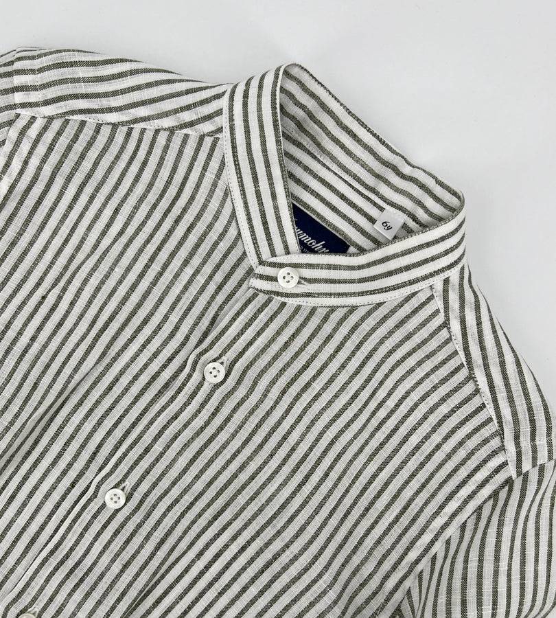 La Stupenderia CAMICIA RIGHE VERDI Novità
