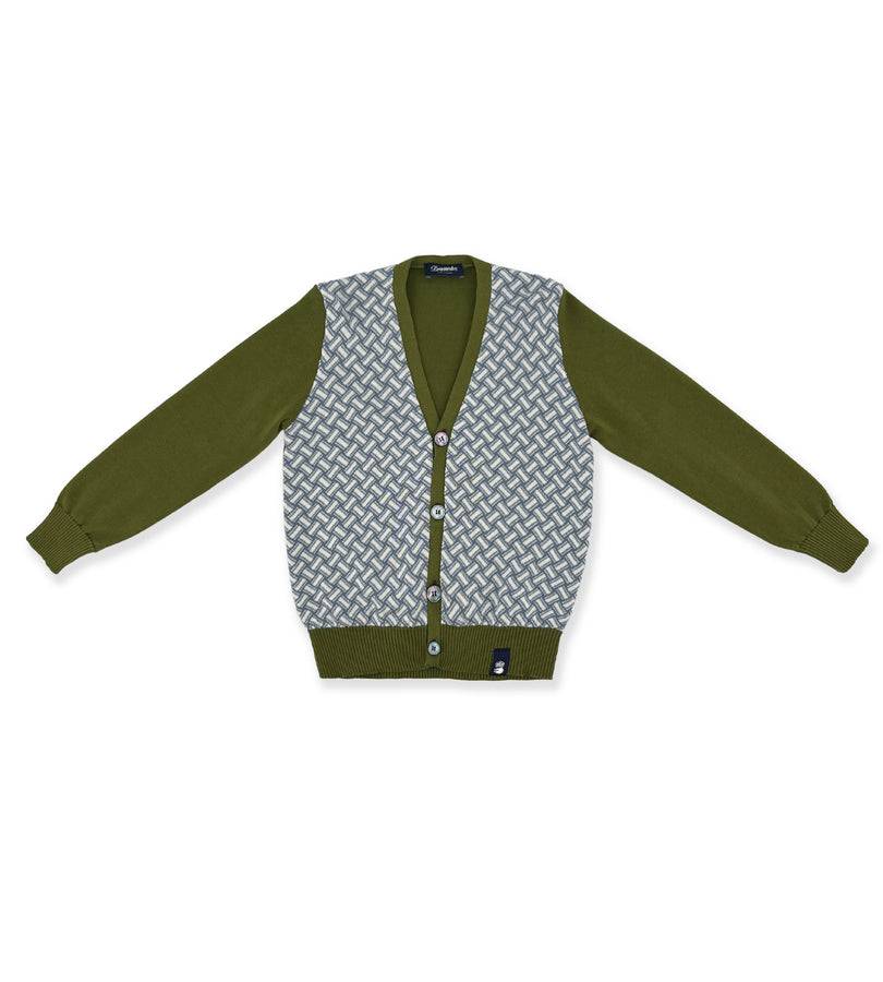 La Stupenderia CARDIGAN RAZOR BLADE VERDE Offerte