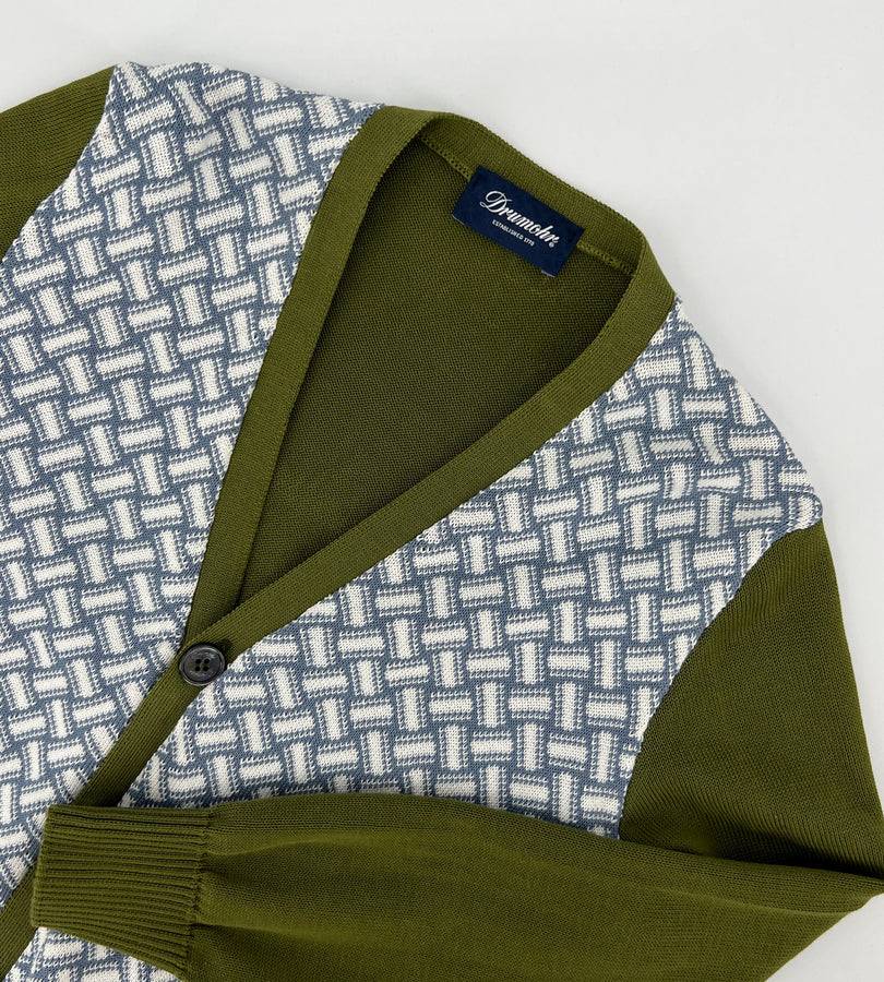 La Stupenderia CARDIGAN RAZOR BLADE VERDE Offerte