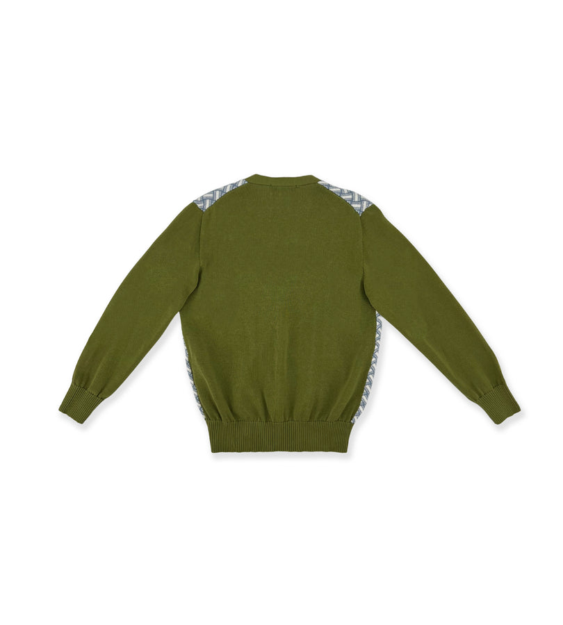 La Stupenderia CARDIGAN RAZOR BLADE VERDE Offerte