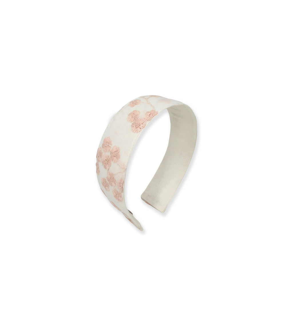 La Stupenderia PINK EMBROIDERED HEADBAND Italia