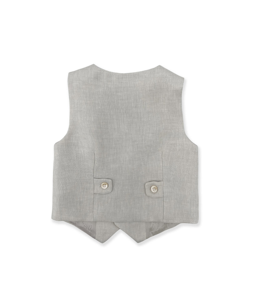 La Stupenderia BEIGE LINO VEST Italy