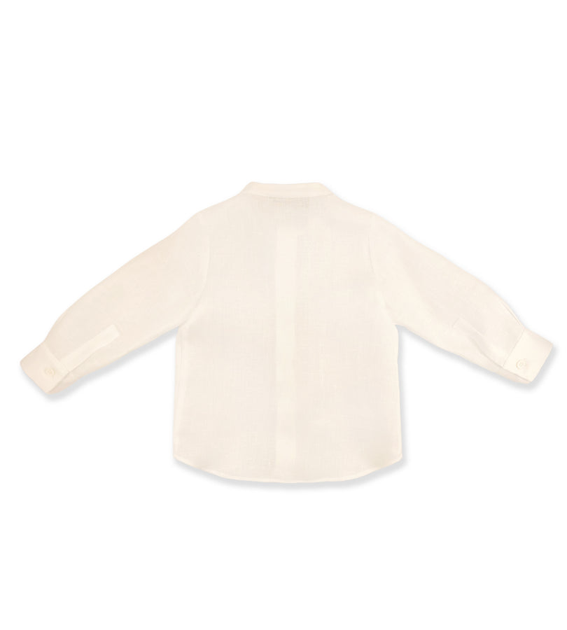 La Stupenderia WHITE LINEN SHIRT 2025
