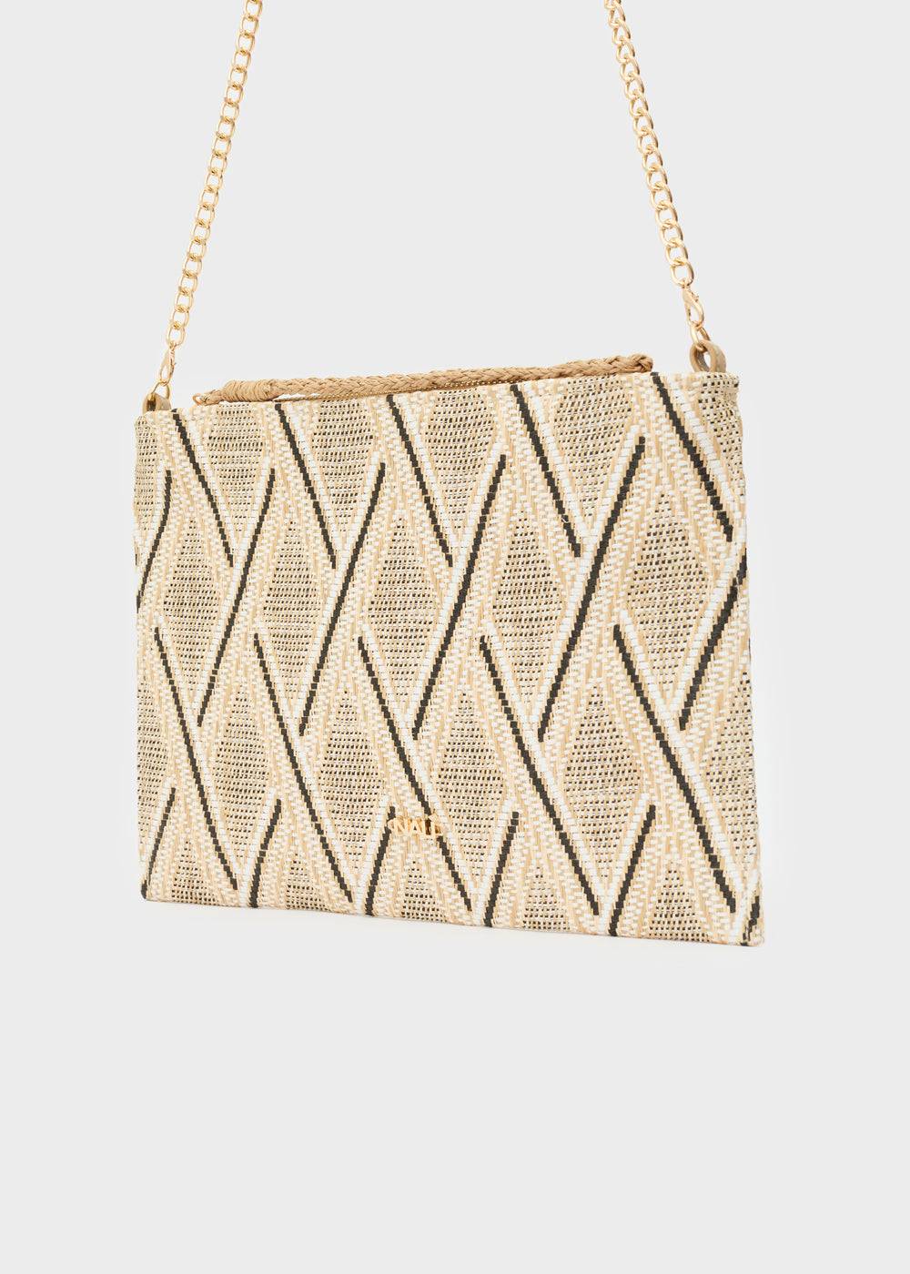 Nalí RITA POUCH IN STRAW + COLORS Pezzi Unici