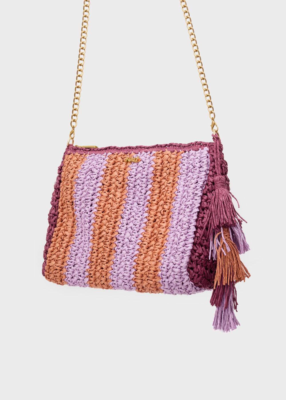 Nalí NANA POUCH IN RAFFIA + COLORS Negozi Online