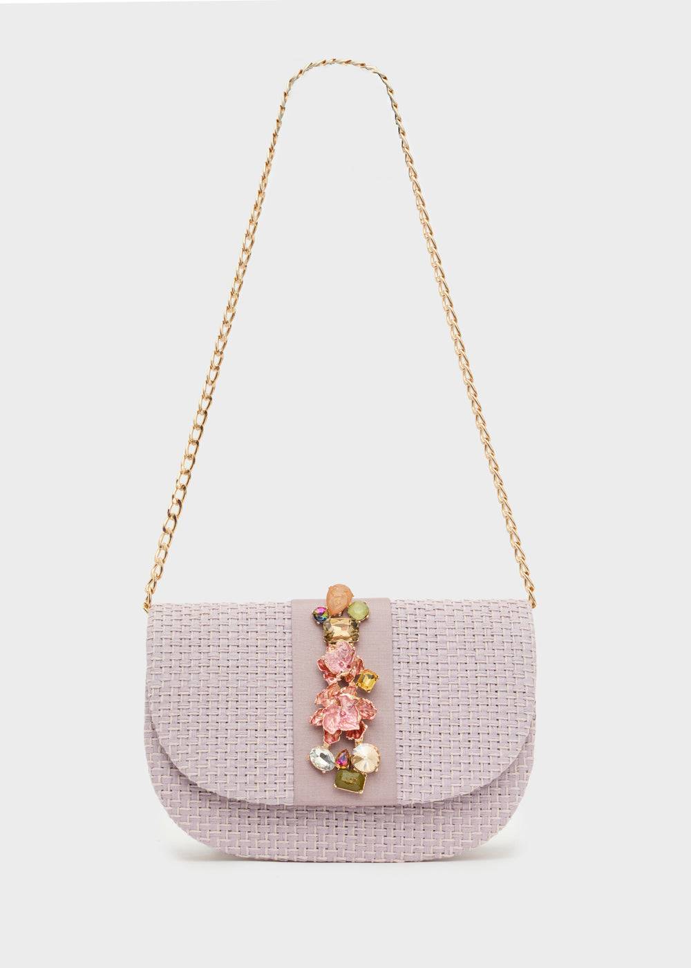 Nalí CARLA CLUTCH W/ FLOWER CLOSURE + COLORS Fino Al -60%
