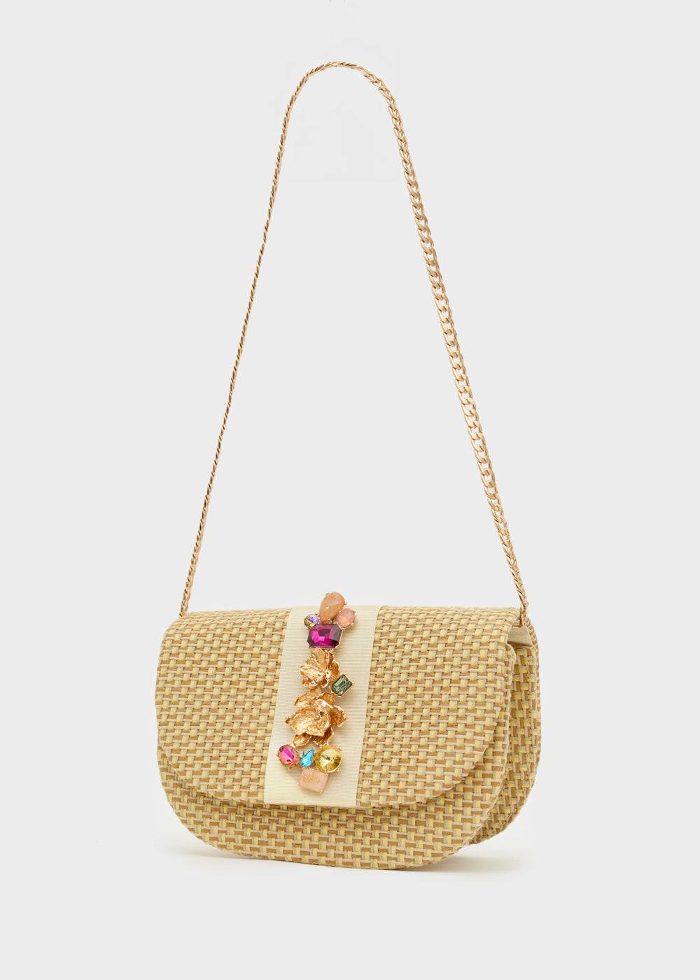 Nalí CARLA CLUTCH W/ FLOWER CLOSURE + COLORS Fino Al -60%