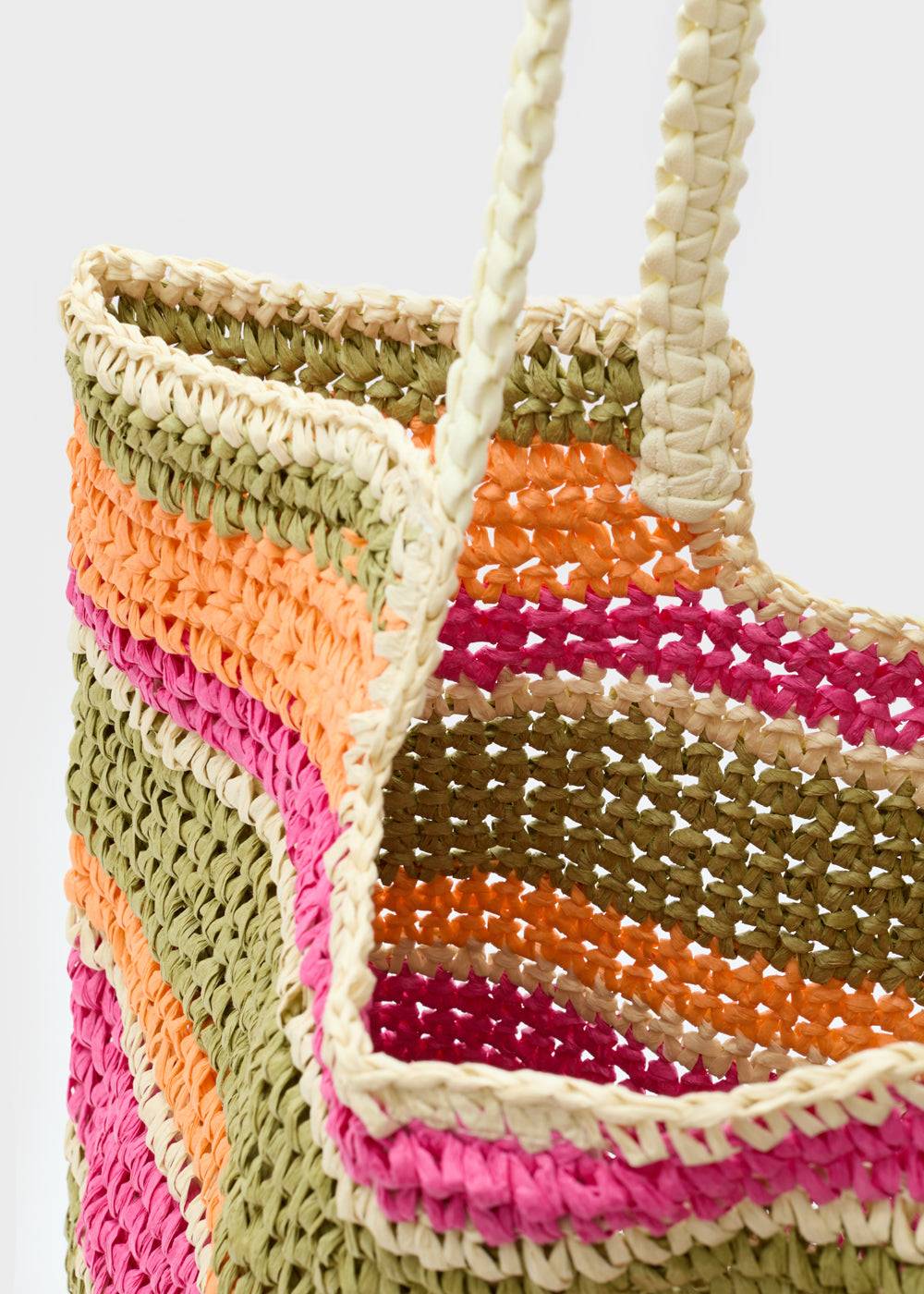 Nalí NANA BAG IN RAFFIA + COLORS Shopping Online