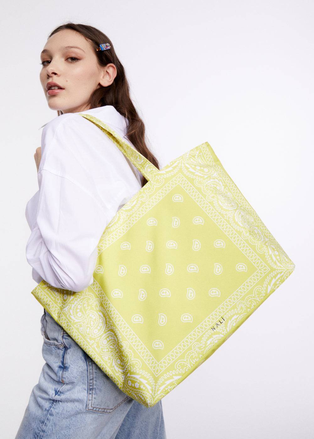 Nalí BANDANA SHOPPER BAG + COLORS Novità