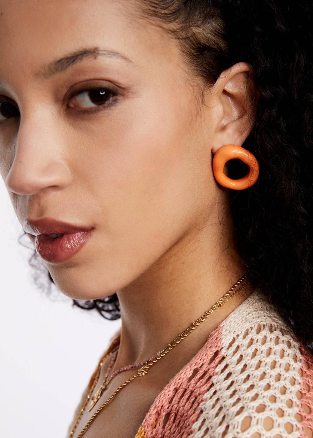 Nalí HAPPY RESIN ROUND EARRINGS + COLORS Promozione Limitata