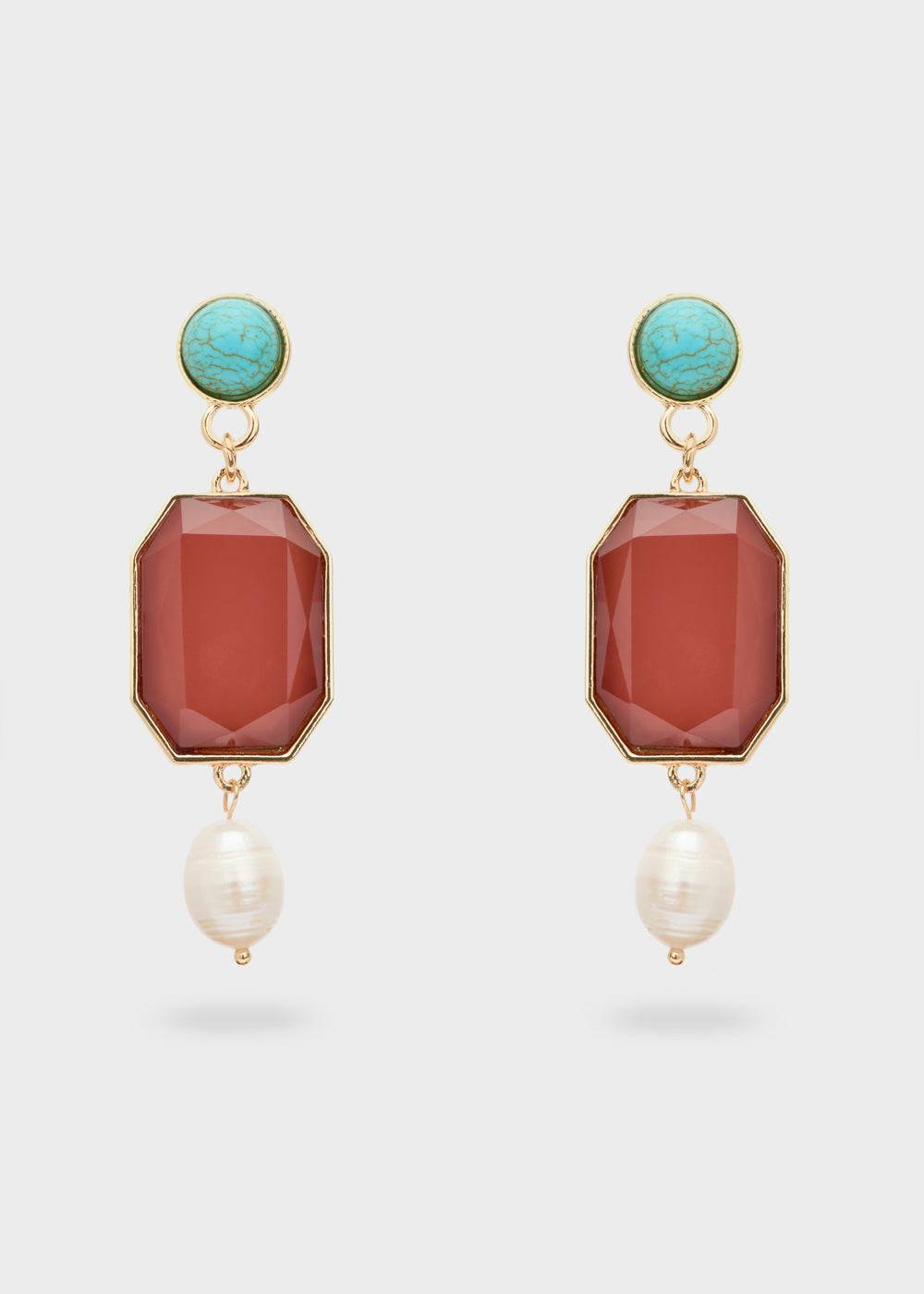 Nalí BRINA EARRINGS WITH PENDANT + COLORS Shopping Online