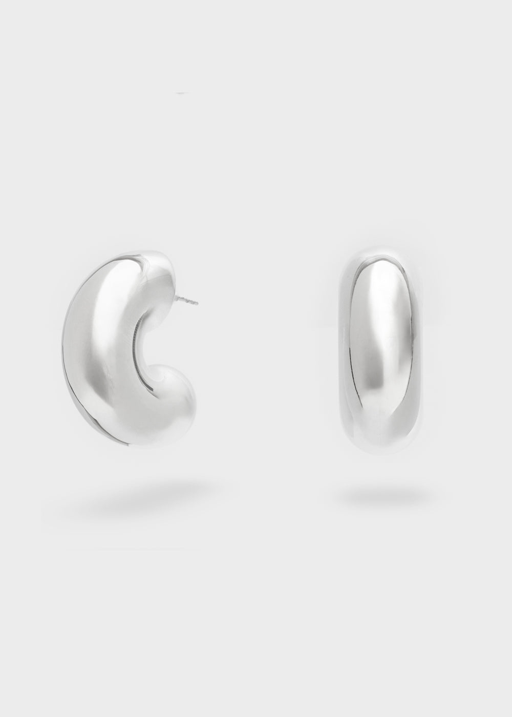 Nalí BIBI CHUNKY EARRINGS S.STEEL 14K G. PLAT. + COLORS In Vendita