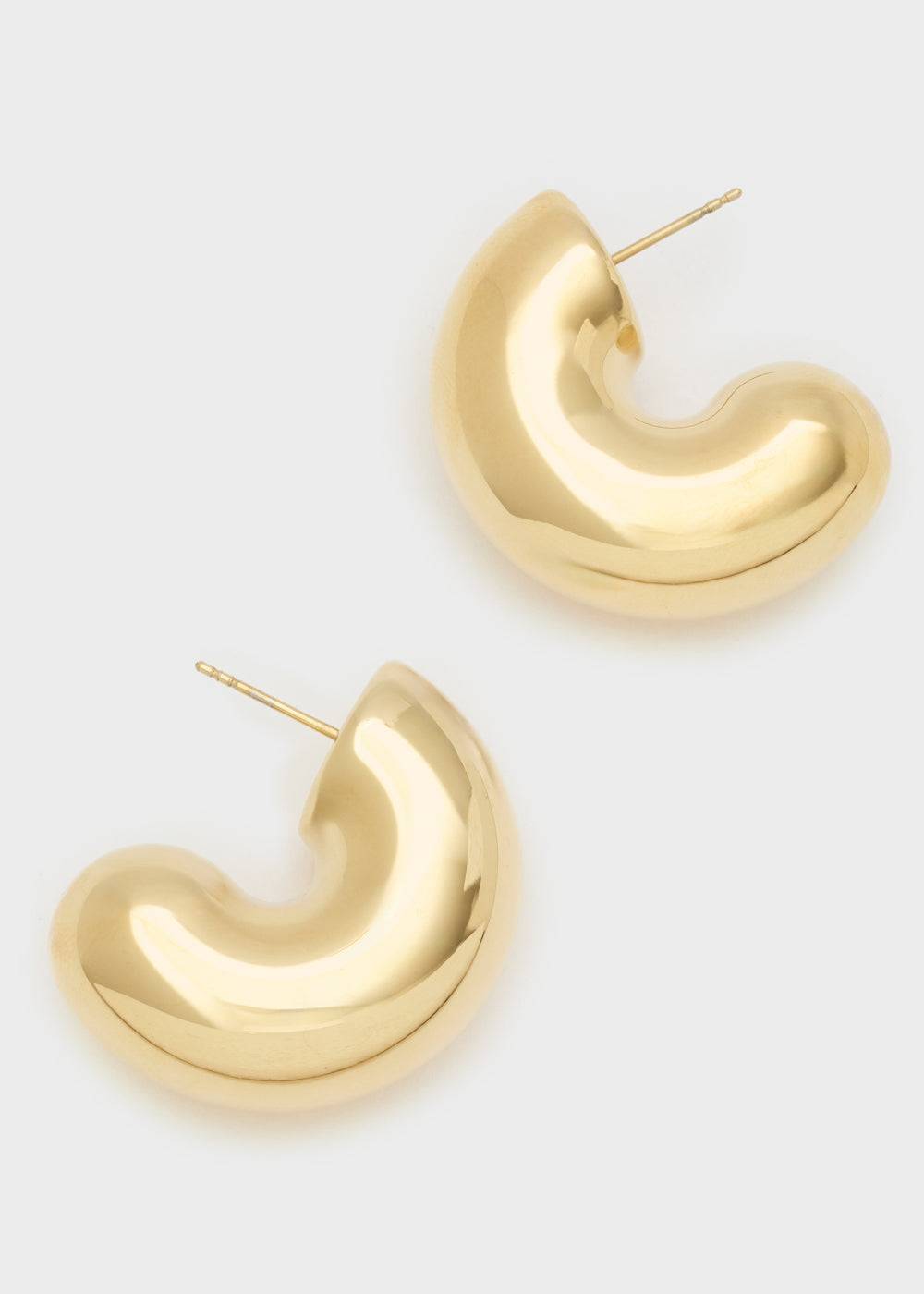 Nalí BIBI CHUNKY EARRINGS S.STEEL 14K G. PLAT. + COLORS In Vendita