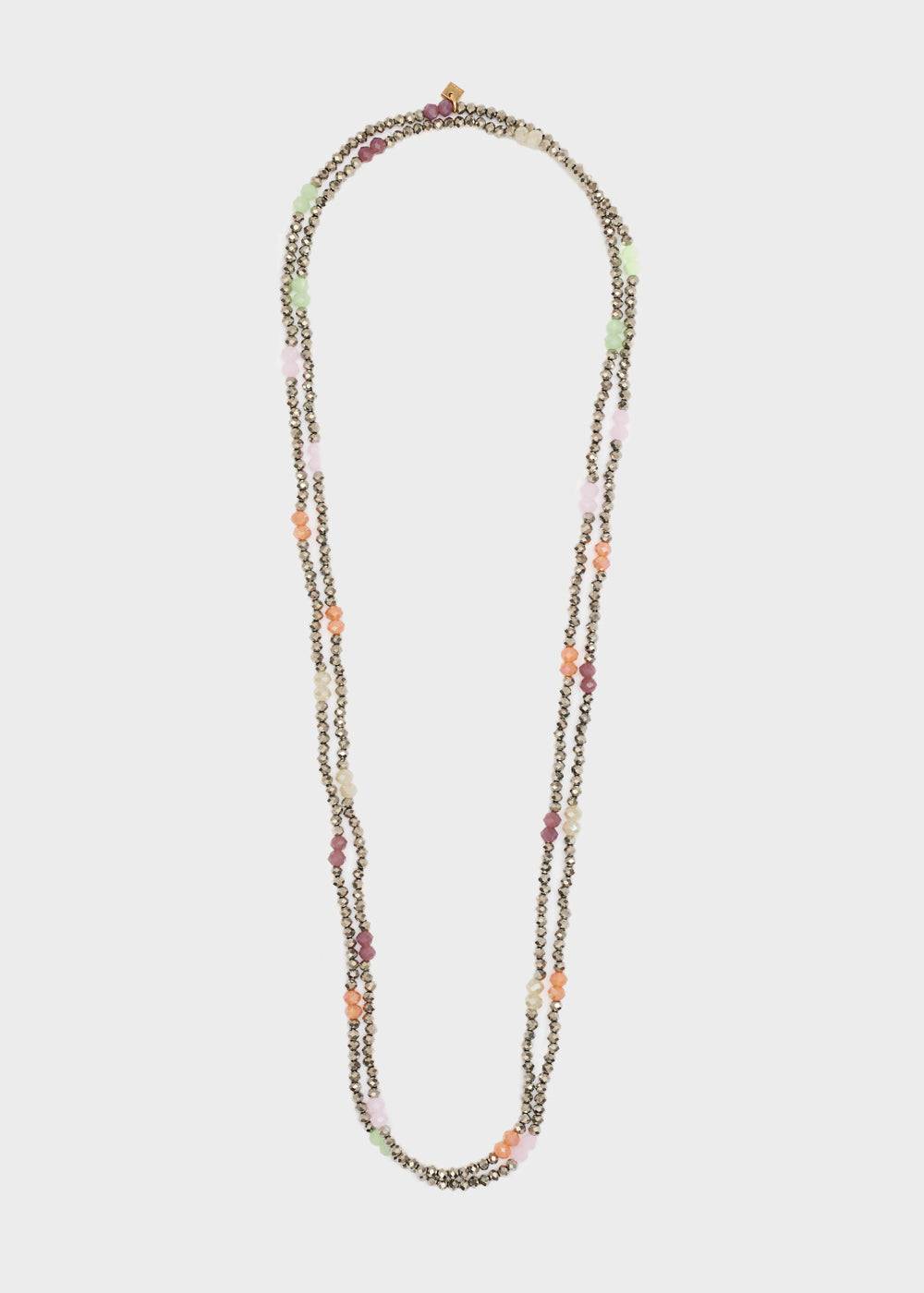 Nalí AURA LONG NECKLACE W/ BEADS + COLORS Saldi