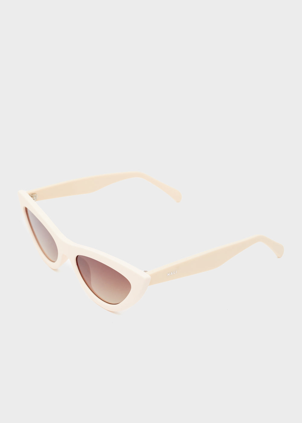Nalí LORI CAT-EYE SUNGLASSES IN BEIGE Grande vendita