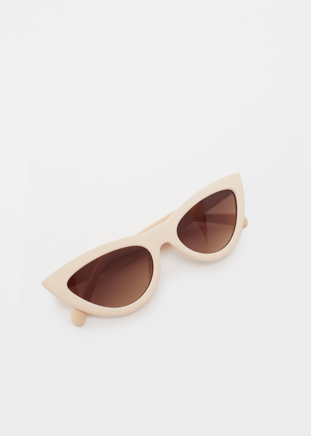 Nalí LORI CAT-EYE SUNGLASSES IN BEIGE Grande vendita