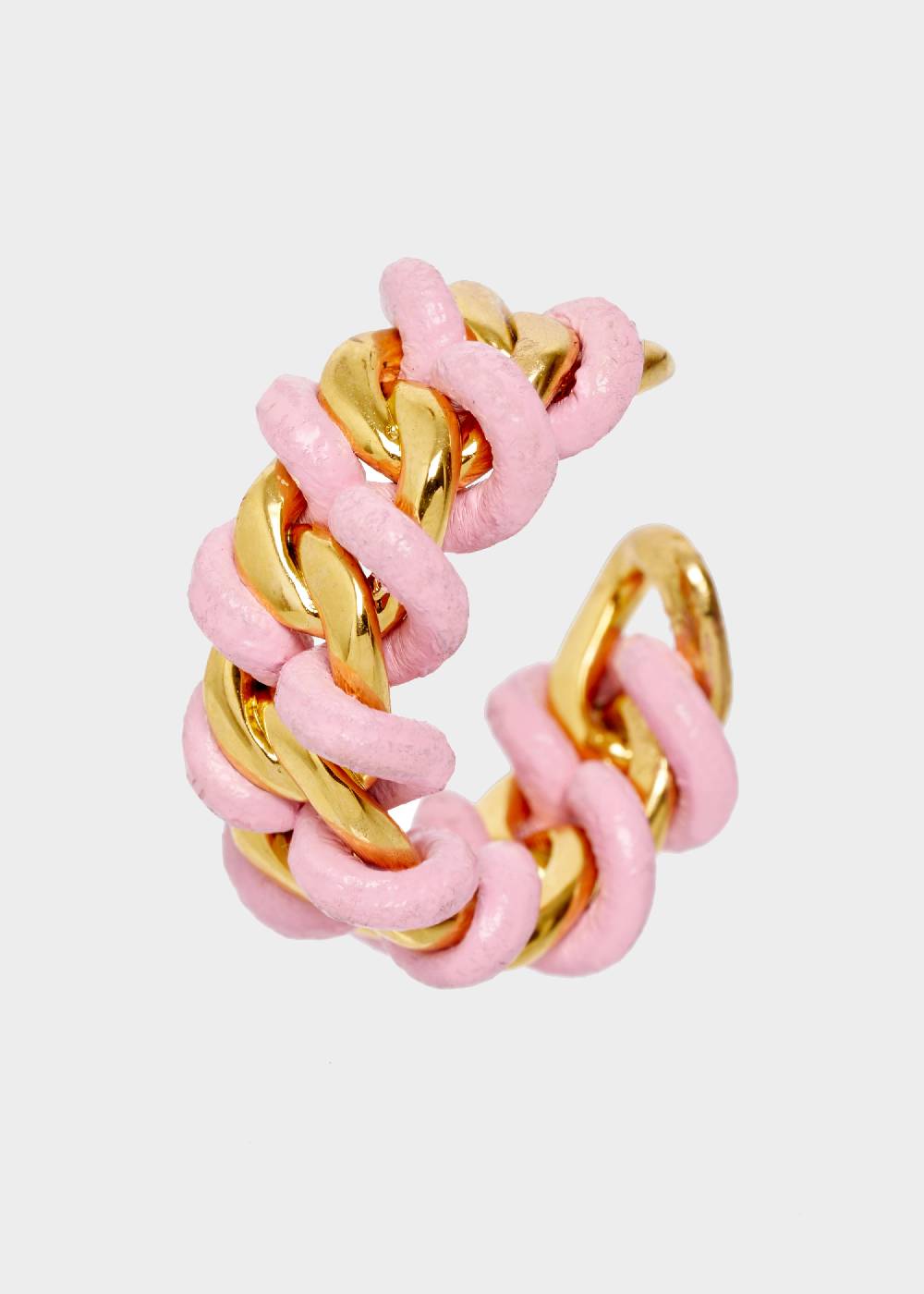 Nalí LYNDIS GROUMETTE RING IN GOLD AND PINK Acquista Ora