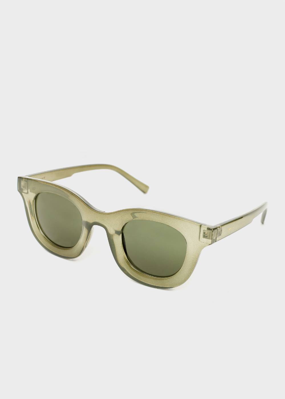 Nalí KIRA ROUND SUNGLASSES IN GREEN Vendite Flash